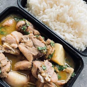 Chicken Peppersoup with Rice