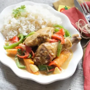 Rice with Chicken Sauce